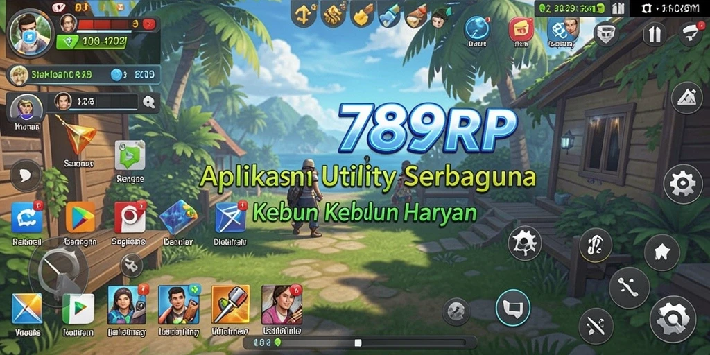 Screenshot utama 789RP menunjukkan antarmuka aplikasi Utility yang ramah pengguna.