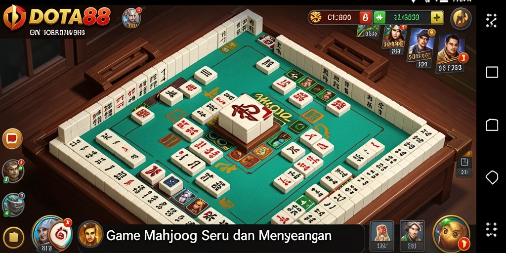 Tampilan menarik dari gameplay DOTA88 Mahjong yang penuh aksi.