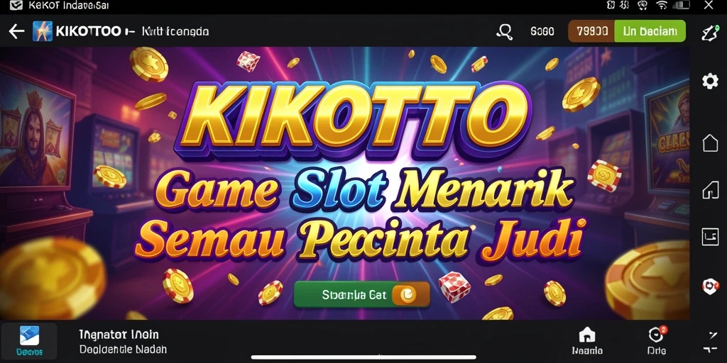 Screenshot KIKOTOTO menampilkan momen seru gameplay Slot.