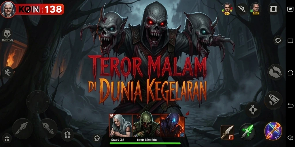 Screenshot KOIN138 menampilkan momen mencekam saat dihadang hantu.