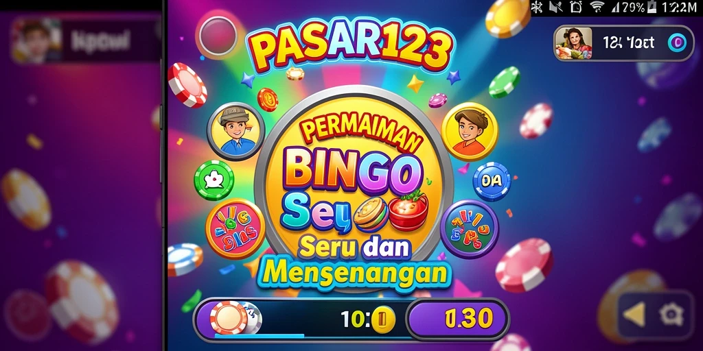 Tampilan menarik dari gameplay bingo PASAR123 yang seru.