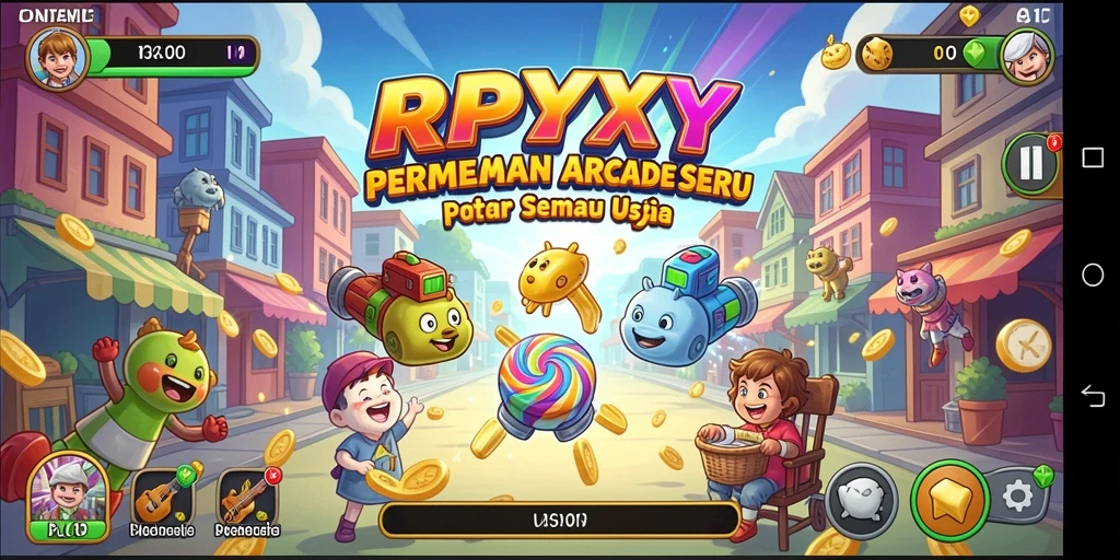 Screenshot gameplay RPYYY menampilkan aksi seru dan grafis memukau.