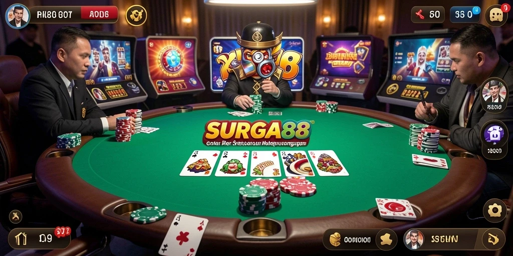 Tampilan gameplay SURGA88 yang menakjubkan dan interaktif.