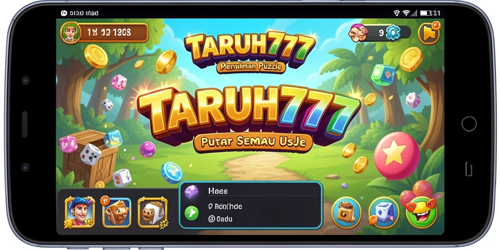Tampilan gameplay TARUH777 yang seru dan penuh warna.