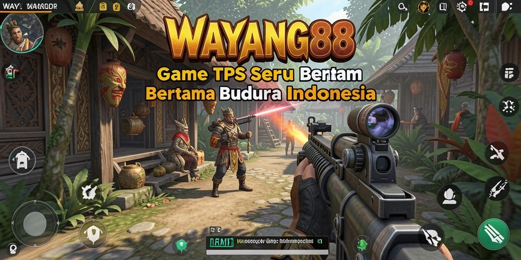 Tangkapan layar utama WAYANG88 menunjukkan gameplay TPS yang intens.